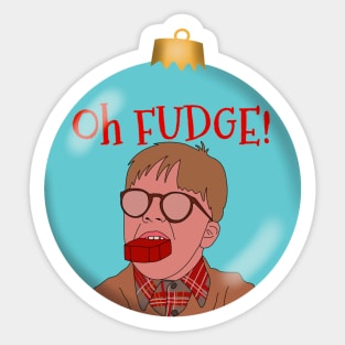 Oh FUDGE! Sticker